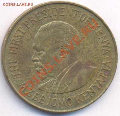 Кения 10 центов.  1970 г.  До 6.01.11 г. 20-00 МСК. - Кения