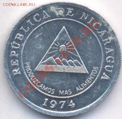 Никарагуа 5 центаво. 1974 г.До 6.01.11 г. 20-00 МСК. - Никарагуа.1