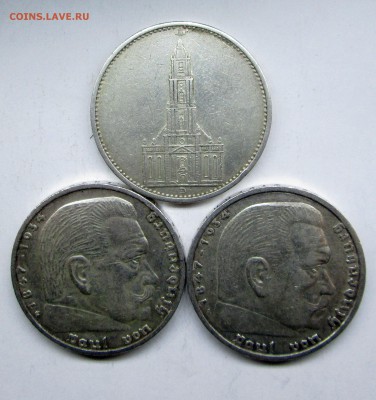 5 марок 1934,3536 -3-й рейх - разное 040