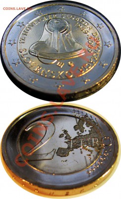 Несколько разных монет евро (юбилейка и ходячка). Продам. - Бархатная революция_3