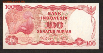 Индонезия 100 рупий 1984 UNC до 26.11 - 61