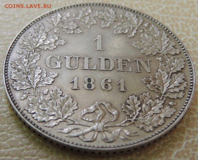 1 Гульден (Франкфурт) 1861г. Окончание: 27.11.2016 в 22.00 - DSCN2600.JPG
