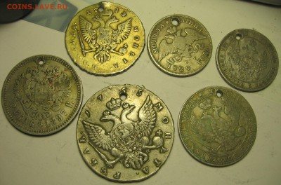 Рубль Елизаветы 1755 год с монисто - все6а