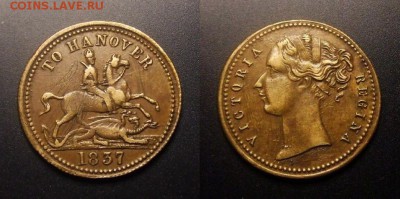 МОНЕТЫ МИРА 11-16 - Великобритания (ЖЕТОН) (1837) «Виктория»