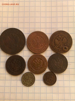 8 медных монет 1897-1916гг - IMG_20161124_092717