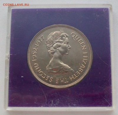 Крона(шайба) !!! Остров Св.Елены  25 пенсов 1977 Черепаха - 100_6167