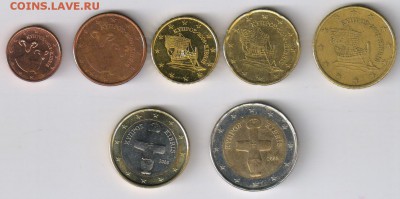 КИПР - 7 монет от 1 цента до 2 ЕВРО до 30.11.2016г 21-00 - КИПР - 7 монет02