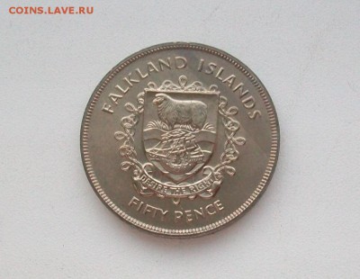 Крона(шайба) Фолклендские острова 50 пенсов 1977 - 100_6213