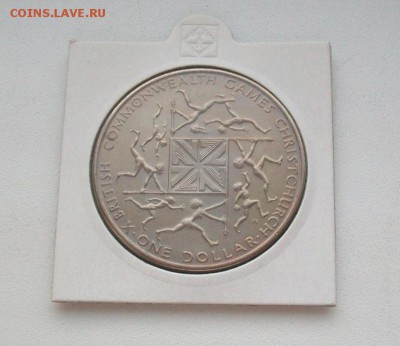 Крона шайба Новая Зеландия 1 доллар 1974 Игры стран содружес - 100_6230