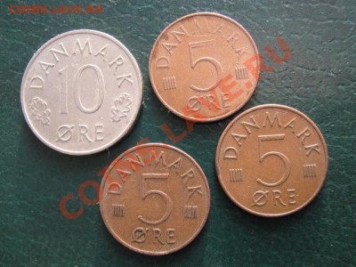 Дания13.1. 10 эре 1977-10р13.2. 5эре 1977-10р13.3 5 эре 1979-10р13.4. 5эре 1980-10р - IMG_4473