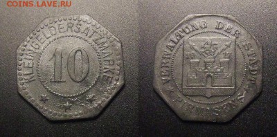 МОНЕТЫ МИРА 11-16 - Германия (Пирмазенс) – 10 пфеннигов (1917) (нотгельд)