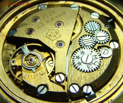 Позолоченные часы POLJOT DE LUXE 2209 МЧЗ1 30.11 22-00мск - 3