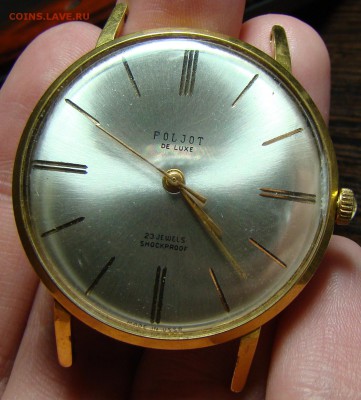 Позолоченные часы POLJOT DE LUXE 2209 МЧЗ1 30.11 22-00мск - 1