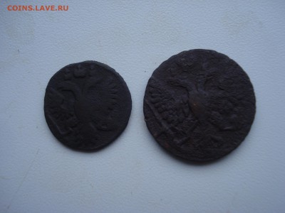 полушка 1735. деньга 1748. - DSC07552.JPG