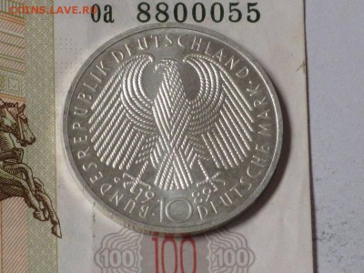 Германия 10 марок 1989  серебро 40 лет ФРГ гербы - IMG_2628.JPG