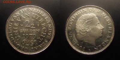 МОНЕТЫ МИРА 11-16 - Нидерланды – 2,5 гульдена (1979) «400 лет Утрехтской унии»