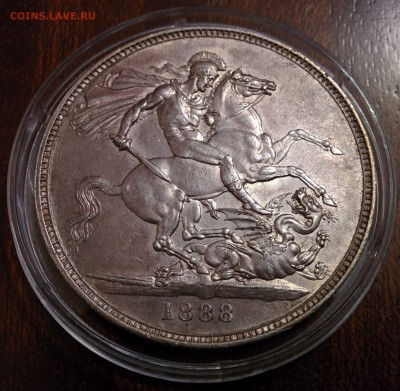 Оцените 1 крона 1888 г. (Великобритания, Виктория) - vp2