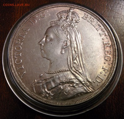 Оцените 1 крона 1888 г. (Великобритания, Виктория) - vp1