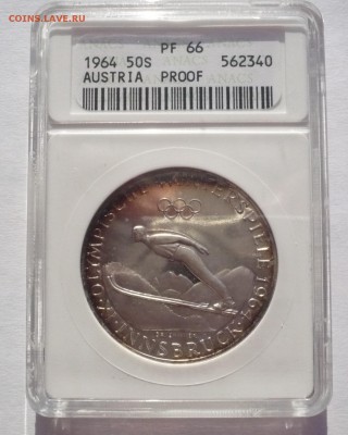 50 шиллингов Австрия 1964г.Серебро.В слабе PF 66 PROOF 27.11 - P1440281.JPG