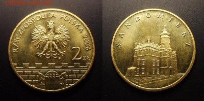 МОНЕТЫ МИРА 11-16 - Польша – 2 злотых (2006) «Город Сандомеж»