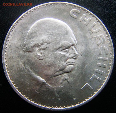 Памятная британская крона 1965 "Черчилль"; до 26.11_22.11мск - 12590
