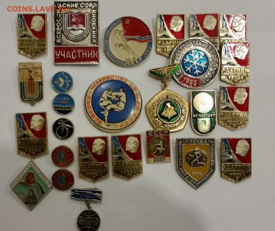 122 значка, Динамо, спорт, ромбик оценка - 25