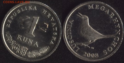 Хорватия 1 куна 2008 до 22:00мск 02.12.16 - Хорватия 1 куна 2008
