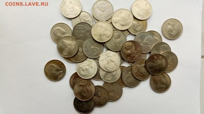 ЮБИЛЕЙНЫЕ МОНЕТЫ СССР 40ШТ. ДО 03.12.2016 22:00МСК - P61127-121851