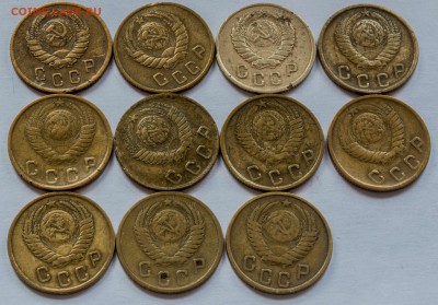 2 коп. 1941 - 50 гг. разные 11.шт. с 200 руб. - 2-коп.-1941-50-гг._2