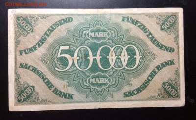 50 000 mark 1923 Drezden Germany - image