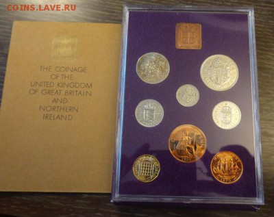 АНГЛИЯ - оф. жесткий набор 1970 г. до 4.12, 22.00 - Англия 1970 набор коробка_3