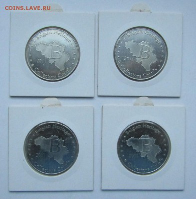 Бельгия 4 жетона лот 2. до 4.12.2016 в 22.00 - Изображение 878