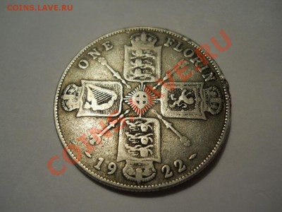 Англия 1 флорин 1922, серебро. Старт 1р.! 8 января 22-00 Мск - DSCN1183.JPG
