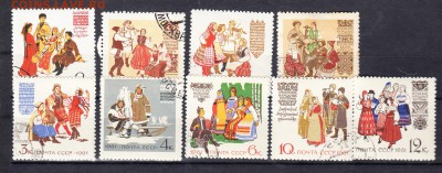 СССР 1961 народные костюмы - 124