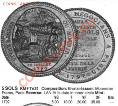 Медаль или монета 1790 года? - гощгщж