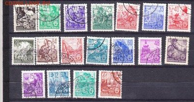 ГДР 1951-57 18м полная   серия - 22