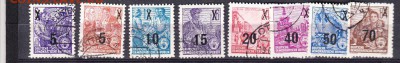 ГДР 1954 надпечатки новых номиналов - 23