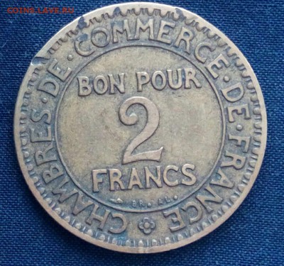 2 франка Франции 1925,до 30.11. - DPsdpBvM5R4