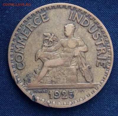 2 франка Франции 1925,до 30.11. - JfZv7EBSegc