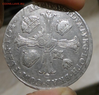 Миланский кроненталер, 1794 - P_20161129_185425