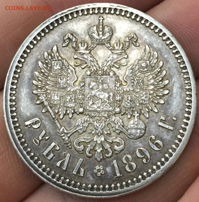 Рубль 1896 года Гурт * - image