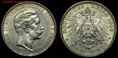 ФИКС - 2, 3 и 5 марок Веймар  ---04-12-16 в 23-00--- - Пруссия_3марки1910_1_1