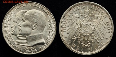 ФИКС - 2, 3 и 5 марок Веймар  ---04-12-16 в 23-00--- - Хессе-Дармстадт_2марки1904_1_1