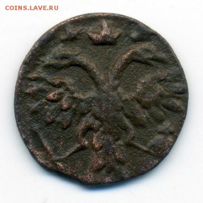 Полушка 1719 ВРП - аверс. - полушка-ВРП-1719_А