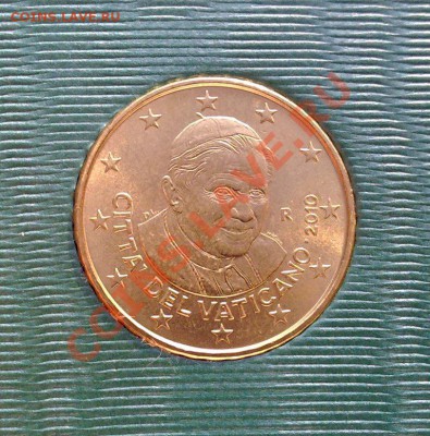 Ватикан 10 евроцентов 2010  до 21.00 10.01 - Ватикан 10центов 2010-1