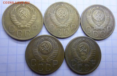 5 копеек 1940,49,51,54,56г до 04.12.2016г. в 22:00 мск - пять пятаковввввввв