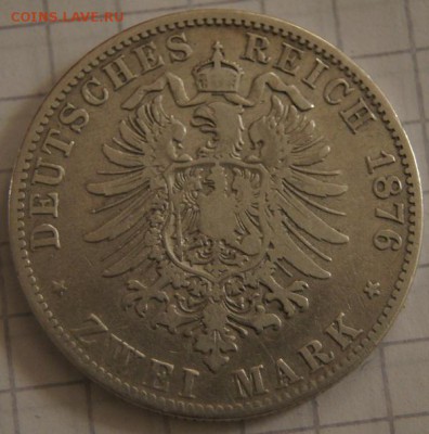 2 марки 1876 Бавария - DSC09073.JPG