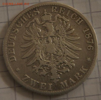2 марки 1876 Бавария-2 - DSC09079.JPG