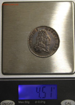 серебряный жетон Франция 1772 Людовик XV до 06.12 - IMG_1500.JPG