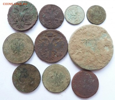 10 монет 1749-1904 на опыты до 6.12.16 (22.00 мск) - 10шт_ав